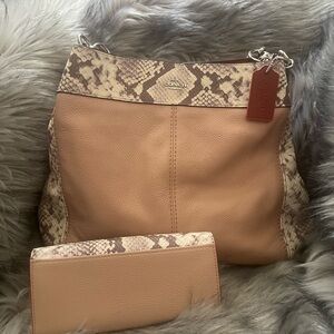 Coach Tan and Brown Women's Bag